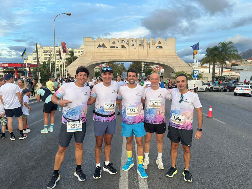 Prinza Builders se suma a la media maratón de Marbella con su propio equipo